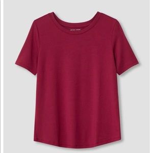 Universal Standard Tee Rex in berry size S